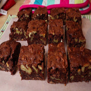 Nutty crunch brownie